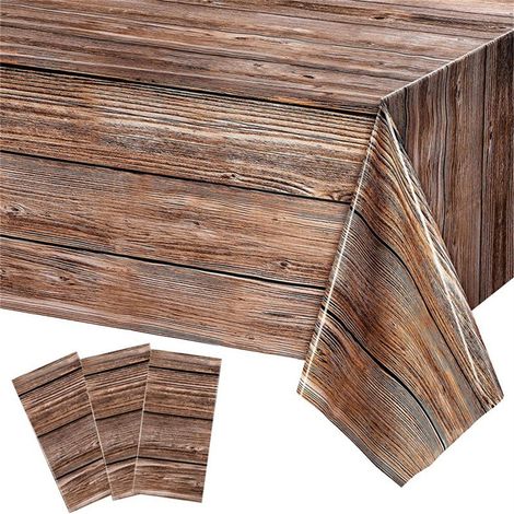 Rechteckige Wachstuchtischdecke, Größe 137 x 270 cm. Stilvoll, strapazierfähig und pflegeleicht für Ihren Tisch. (1/4)