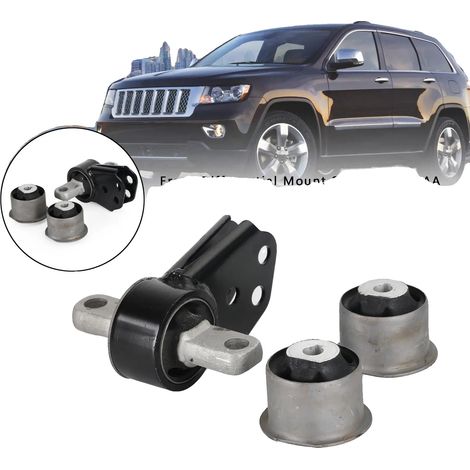 Supporto differenziale anteriore, in metallo, 3 pezzi, compatibile con Grand Cherokee Commander 2005-2010, prestazioni stabili, costruzione resistente. (1/5)