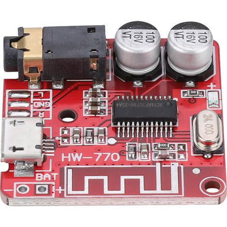 Carte décodeur MP3 Bluetooth 4.1 sans perte, carte amplificateur pour haut-parleur de voiture, carte stéréo