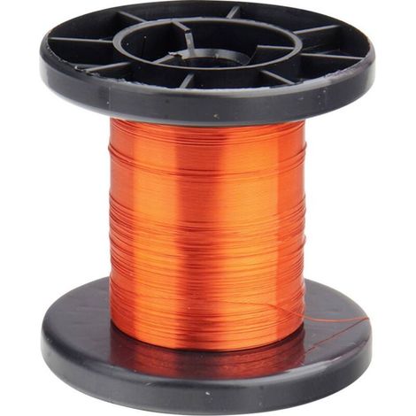 Donau-Elektronik Fil de cuivre émaillé orange 100 mètres (1/2)
