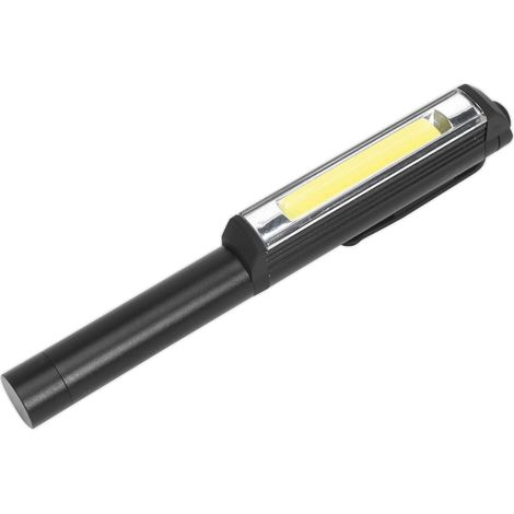 Multifunktionale Taschenlampe aus Aluminiumlegierung, funktionelle Taschenlampe – Schwarz (1/2)