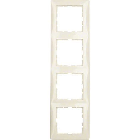 Marco de interruptor Hager b.kwadrat Duroplast brillante IP20
