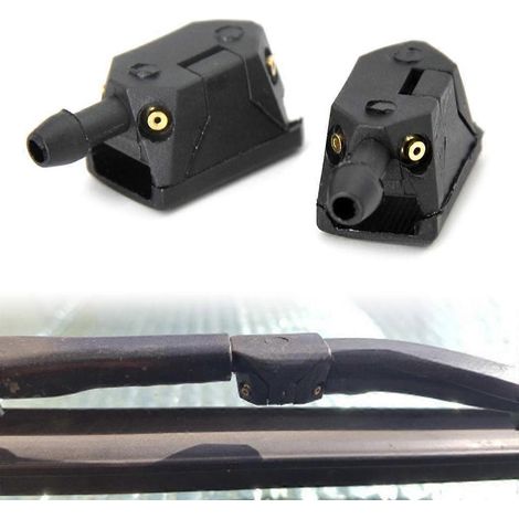 Adaptateurs universels 4 voies réglables pour voiture, montés sur un bras de lave-glace de 8/9 mm (1/4)
