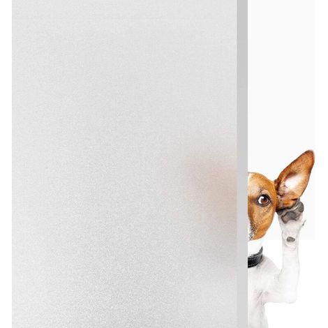 Sichtschutzfolie, Verdunkelungsfolie, Glasfolie, elektrostatische Fensterfolie, blickdichte Folie, Milchglasfolie 45 x 200 cm für Büro, Zuhause, Badezimmer, Schlafzimmer, Küche (1/5)
