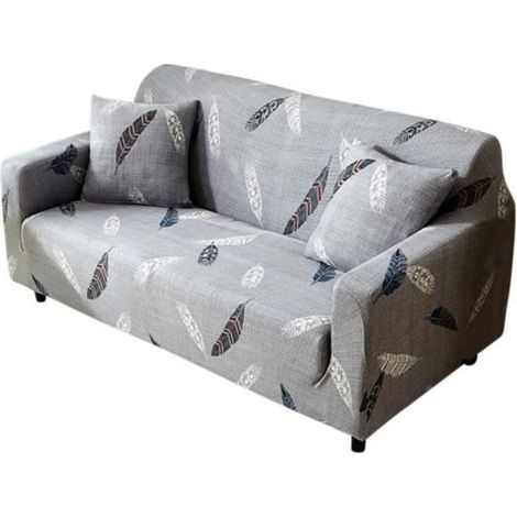 Copridivano a 3 posti (190-230 cm) - Grigio - Impermeabile ed elasticizzato (1/5)