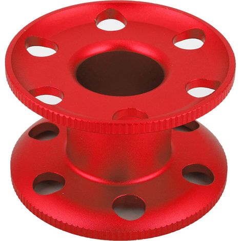 Bobine de doigt en alliage d'aluminium pour plongée sous-marine et snorkeling (Rouge) (1/5)