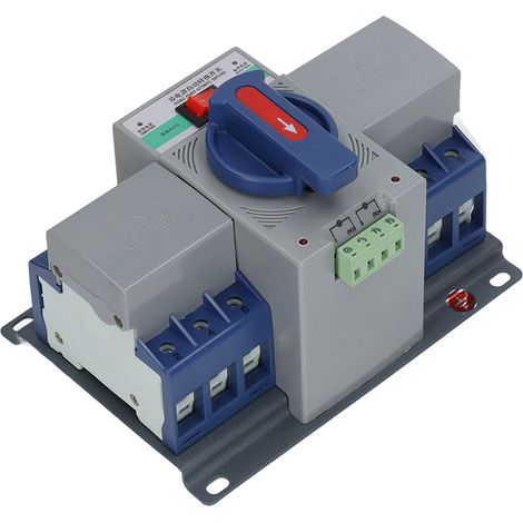 Commutateur de transfert automatique triphasé (3P) à double alimentation, filetage M6 pour équipements électriques (1/5)