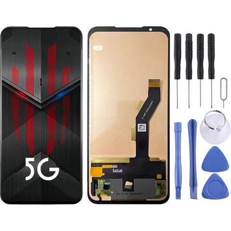 Compatible with the ZTE Nubia RedMagic 5G/5S TFT LCD touchscreen, does not support fingerprint recognition. (1/4)