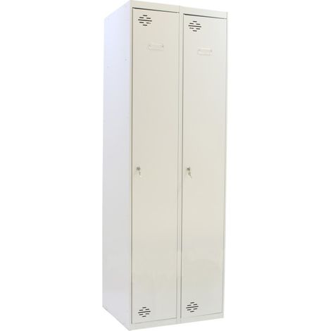 Taquillas metálicas SIMONLOCKER (180x60x50cm) GRIS PRELACADO (1/4)