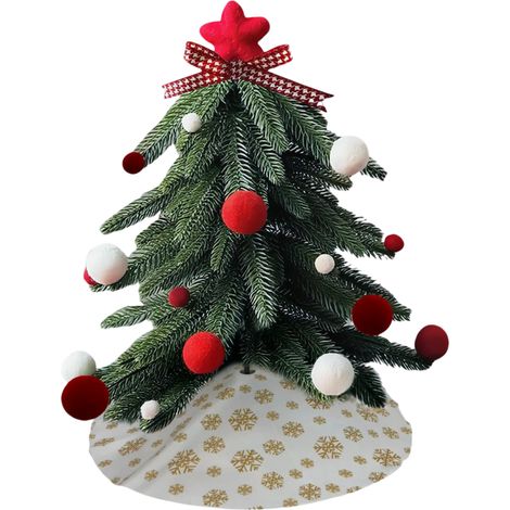 Albero di Natale 40 cm Festivo Set Completo Decorazioni (1/5)