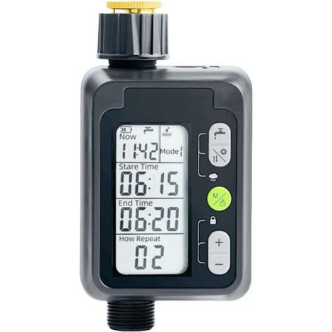 Programmierbarer Bewässerungstimer mit automatischer Regenverzögerung