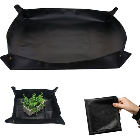 GDHZS-  Tapis de Rempotage de Plantes, Tapis de Plantation de Jardinage, Tapis de Plante Jardinage, Tapis de Jardinage, Coussin de Pot de Jardinage Pliable, pour L'entretien des Plantes D'intérieur (1/5)