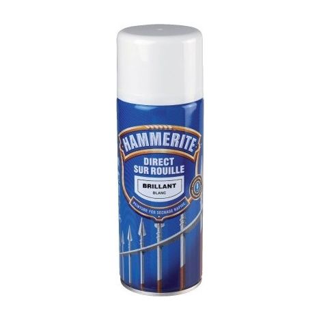 Pintura en aerosol satinado negra - Hammerite