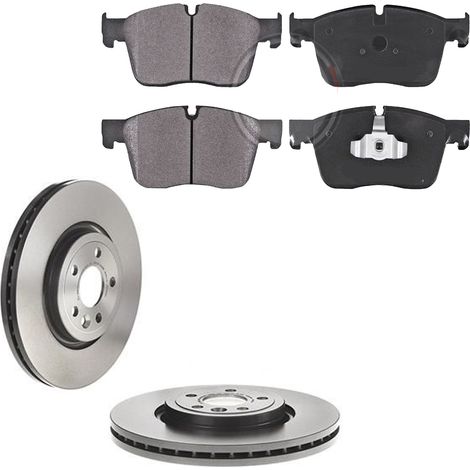 KIT FRENI ANTERIORI compatibile con LAND ROVER RANGE ROVER VELAR (L560) - DISCHI + PASTIGLIE OEM: FDB4894 / 18556 , 18560 /SOSTITUZIONE DIRETTA/BASSA POLVERE/SILENZIOSO (1/5)