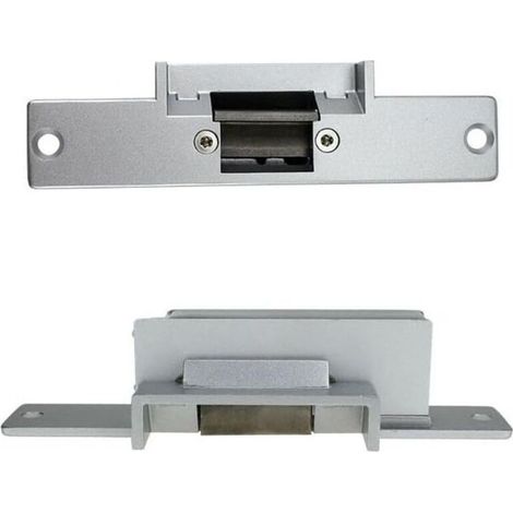 Ouvre-porte électrique à verrouillage NC fin et sécurisé Ulisem 12 V CC (verrouillage NC). (150 mm x 28 mm)