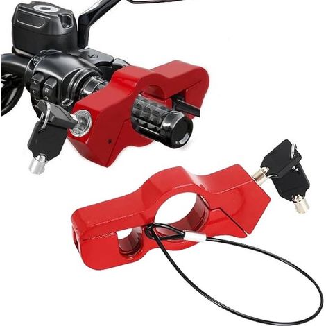 Lucchetto per casco da moto, lucchetto di sicurezza per moto, scooter, ciclomotore, bicicletta, mountain bike (1/5)