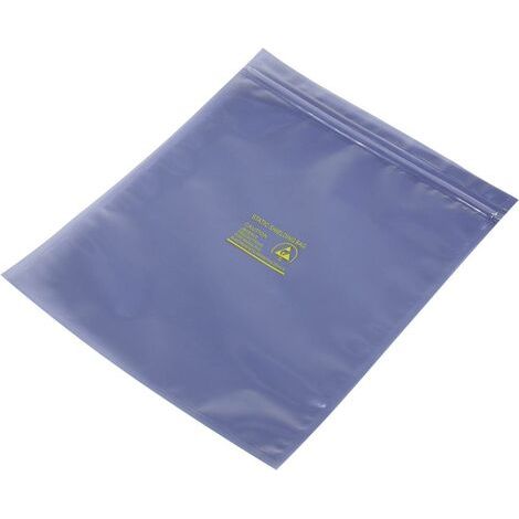Sachet antistatique (ESD) (L x l) 250 mm x 200 mm blindé Lettre d'identification ESD: S refermable (L x l) 250 mm x 200 mm N/A Épaisseur du matéria W07933 (1/3)