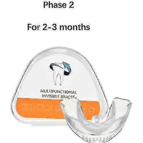Appareil orthodontique pour redresser les dents, kit de contention dentaire en 3 étapes pour adultes (FPK11) COULEUR : 2 étapes