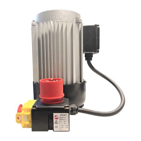 Ersatzmotor Industriemotor Hydraulikaggregat 400V 4,3kW + Schalter mit Not/Aus Funktion Motor Holzspalter (1/5)