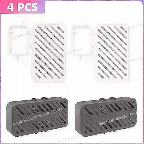 Compatible avec Dreame L40S Pro Ultra/X50s Ultra : brosse latérale, filtre, sac à poussière, module argenté (1/5)