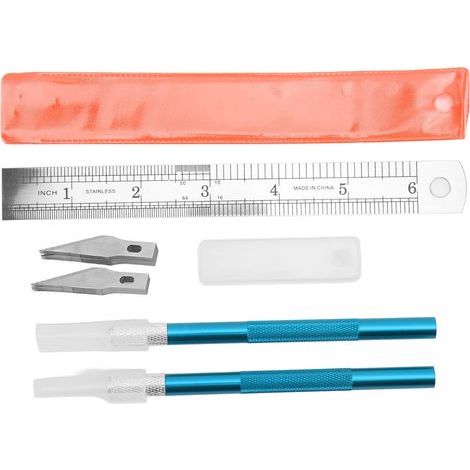 Exacto-Messer-Set zum Schneiden und Schnitzen, 20 Klingen, DIY-Bastelwerkzeug, ideal für Bastelarbeiten und kreative Hobbys. (1/5)