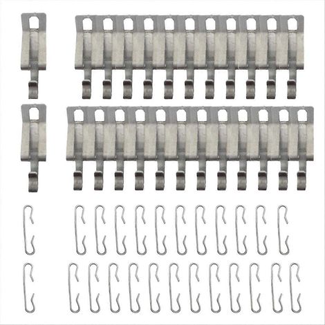 Kit de 50 clips et entretoises pour câbles chauffants de toiture (1/5)