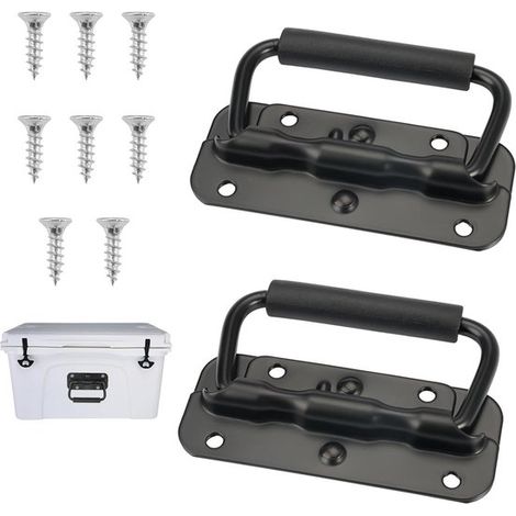 Allecto Plus - Asa de caja con resorte y empuñadura de goma aislante - 2 piezas (1/5)