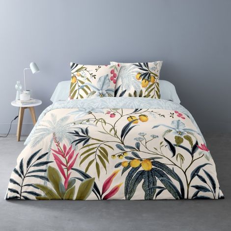 Housse de couette 240x220 GARDEN + 2 taies 100% coton (1/3)