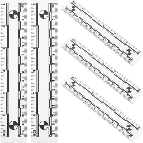 Kit de 5 outils marquage magnétique pour scènes crime et règle mesure (1/4)
