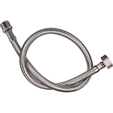 Flexibler Wasserschlauch – geeignet für Küche und Bad – 2er-Pack – Edelstahl – 20 cm (1/5)