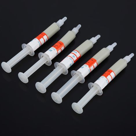 Ensemble de 5 pièces de pâte à polir diamantée, composé de rodage, pâte abrasive, tube à aiguilles W1.0 8000
