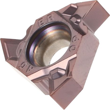 Inserts Corrosion 16er Ag60 Inoxydable Vp15 Filetés en Acier Résistance la Profil Partiel 60°, Pas 0,5-3,0mm, Outil de Filetage Haute Efficacité pour Tournage pour Matériaux (1/5)