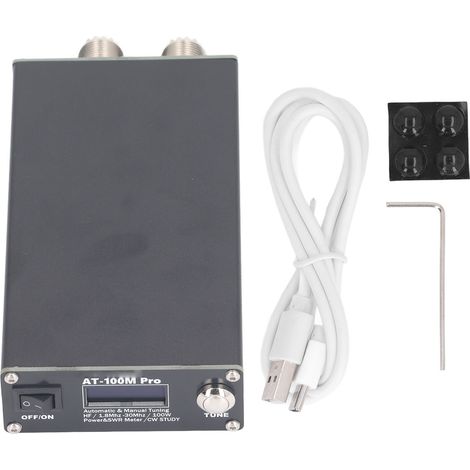 Misuratore di potenza da 1,8 MHz a 30 MHz, 125 W, accordatore d'antenna, misuratore SWR per stazione radio (1/5)