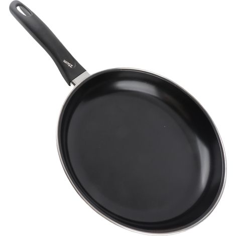 Petite poêle sauteuse antiadhésive acier inoxydable noire pour plaque à induction et gaz, ustensile cuisson maison 1 pièce (1/5)