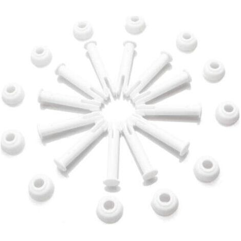 Joint Pins & Joints (12 pcs) pour Intex Round Metal Frame Pools Pièces de Rechange, Intexpool Replacement Spare Parts (6cm / 2.36in)-