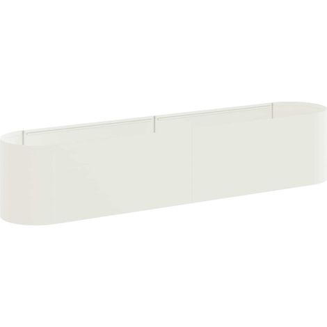 Raised Garden Bed White 200 x 40x 40 cm vidaXL