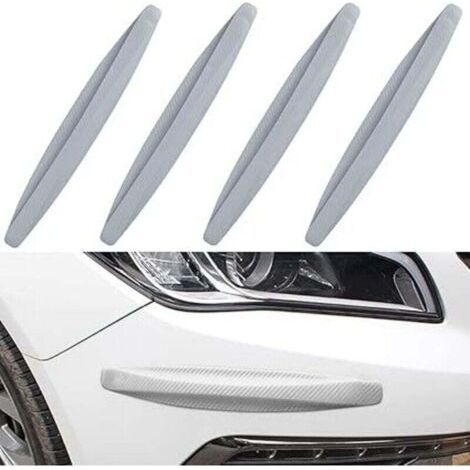 Universelle Bande de Caoutchouc de Pare-Chocs de Voiture 4PCS Protections Flexibles pour Pare-Chocs Avant Arrière Protection Contre Rayures Bande de Protection Anti-frottement Pare-Chocs(Gris) (1/4)