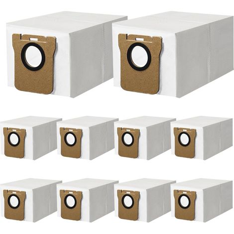 20 Sacs à Poussière für Dreame S10/L10s Ultra/ L20 Ultra / L10 Ultra, Xiaomi X10+, X20+ Robots Aspirateurs, 2,5 L Granvon Capacité Sacs à Poussière Stücke von Rechange Kit D'accessoires