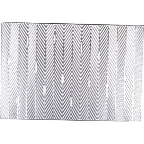 Assiette de Présentation Rectangulaire en Plastique Argenté et Doré 45 x 30 x 1 cm - PANGIVO (1/4)