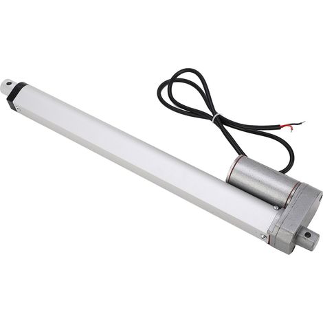 Actionneur linéaire électrique, course de 300 mm, poussée de 750 N, 12 V, pour machines et équipements, avec contrôleur et télécommande. (1/5)