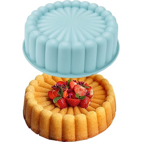 Wiederverwendbare 7-Zoll-Silikonform in Sonnenblumenform für Kuchen und Brote (1/5)