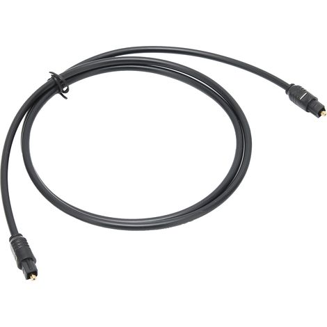 Câble optique numérique TosLink mâle-mâle 1m, fibre audio PVC OD4.0, cordon audio numérique (1/5)
