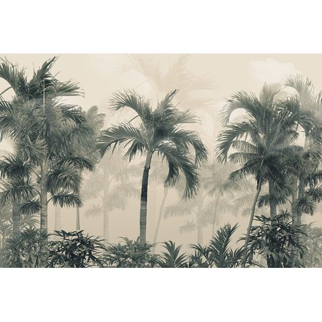 Papier peint panoramique - Forêt Tropicale - 130 cm x 87 cm (1/2)