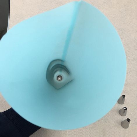 Poche à douille en silicone, douille en acier inoxydable, adaptateur pour pâtisserie, outils de décoration de gâteaux faits maison (1/5)