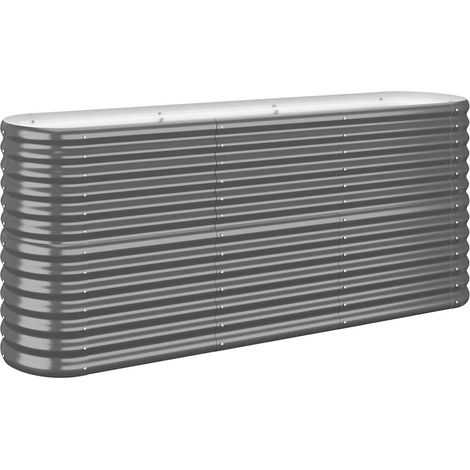 Maison Exclusive - Hochbeet Verzinkter Stahl 152x40x68 cm Anthraz (1/5)