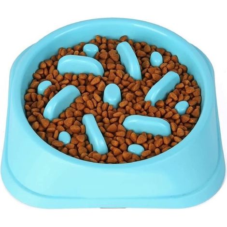 Hundenapf – Slow Food – Rutschfest – 20,32 cm – Blau – Lebensmittelechter Kunststoff (1/4)
