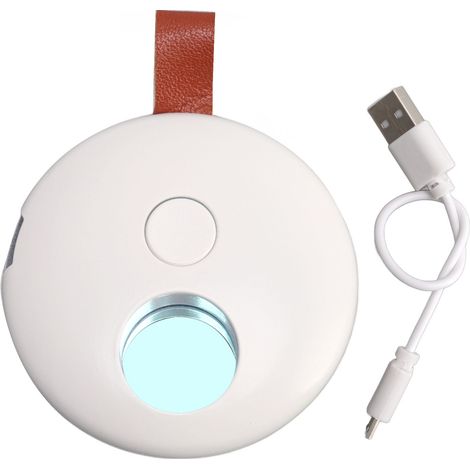 Ortviai Détecteur infrarouge professionnel portable pour caméras cachées – 3 vitesses, batterie intégrée 100 mAh, recharge USB, blanc (1/5)
