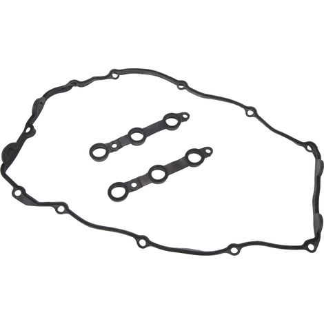 Ventildeckeldichtung mit 17 Ösen, Teilenummer 11 12 9 070 990, für BMW E46, E39 und E36 (schwarz). (1/5)
