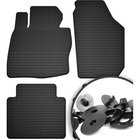 Tapis en caoutchouc + butées pour : Honda City V FL berline (2011-2013) (1/5)