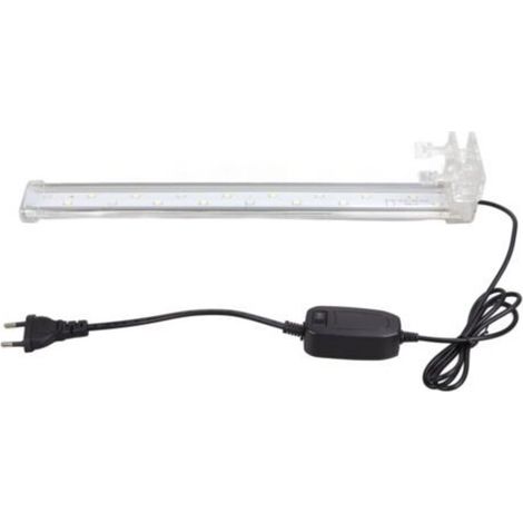 Ansteckbare Aquariumleuchte, hochhelle Kristallleuchte, wasserdicht, LED-Aquarienleuchte, EU-Stecker, 220 V WH-380